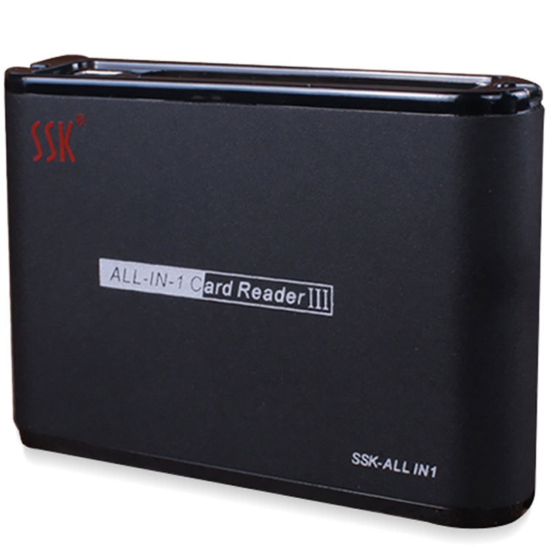 飚王 SSK 读卡器  USB 2.0 支持TF/SD/CF/MS/XD/M2手机相机卡
